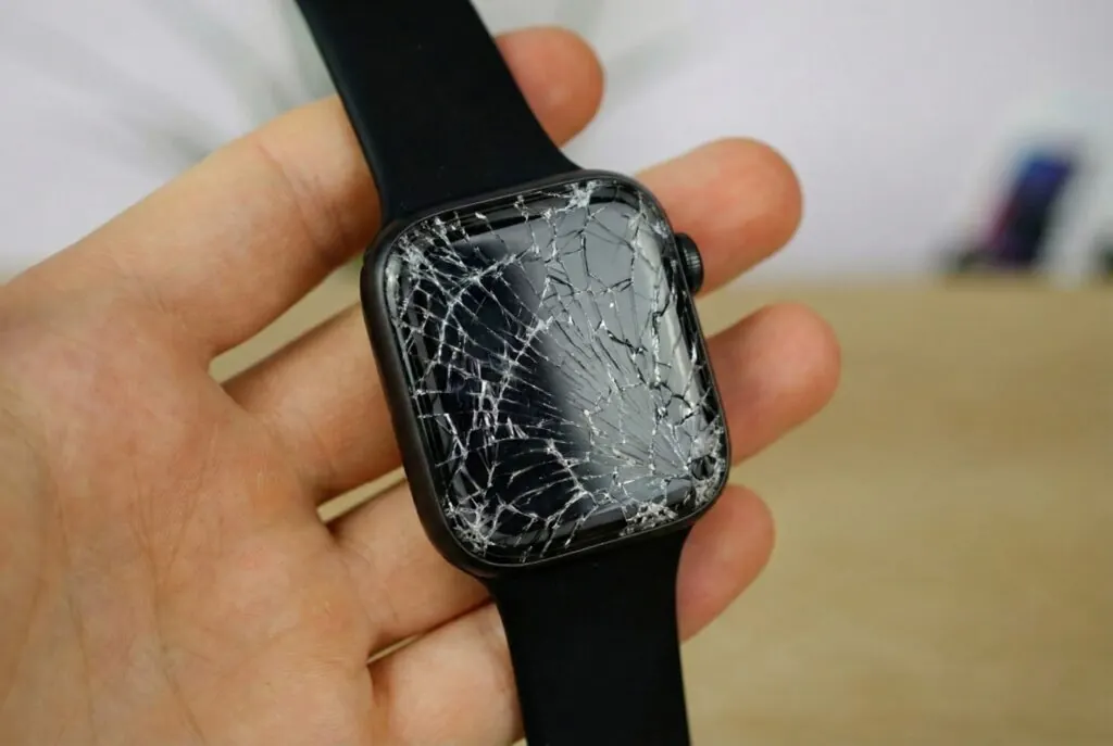 Zerbrochenes Apple Watch Display